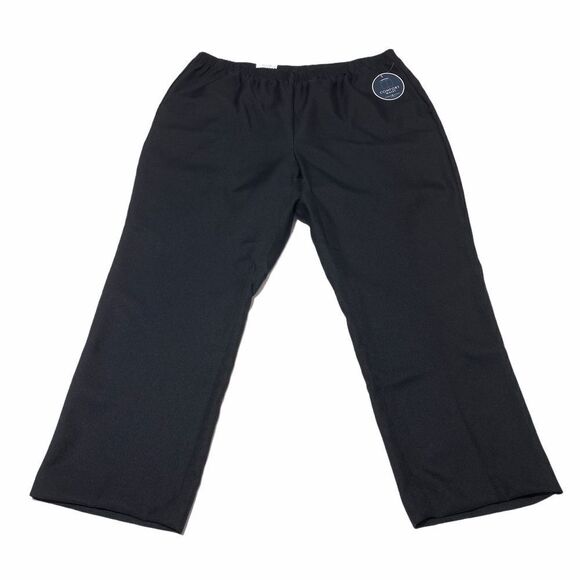 Karen Scott Black Elastic Waist Pull-on Pants 2x - Picture 4 of 12